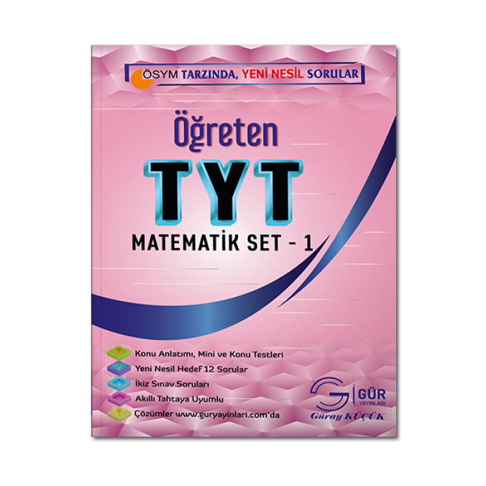 Öğreten TYT Matematik Set - 1 Gür Yayınları