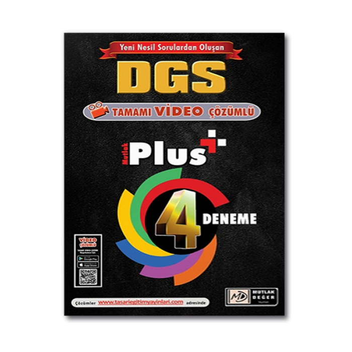 DGS Mutlak Plus Video Çözümlü 4 Deneme Mutlak Değer Yayınları