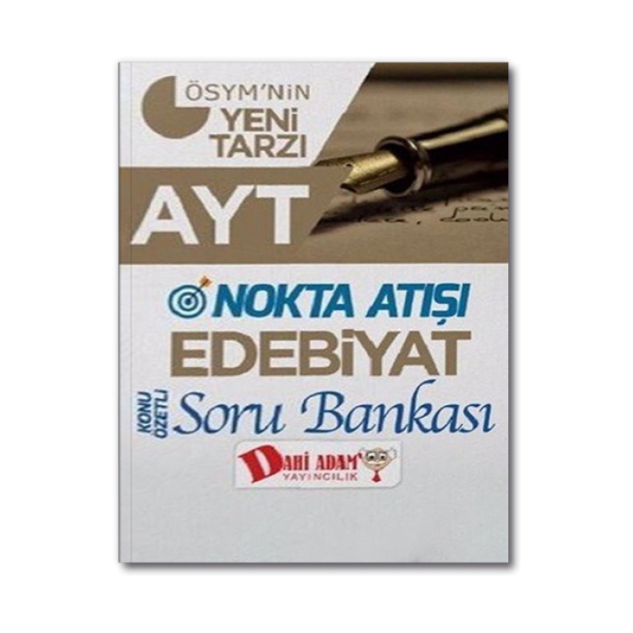 AYT Nokta Atışı Edebiyat Konu Özetli Soru Bankası Dahi Adam Yayınları