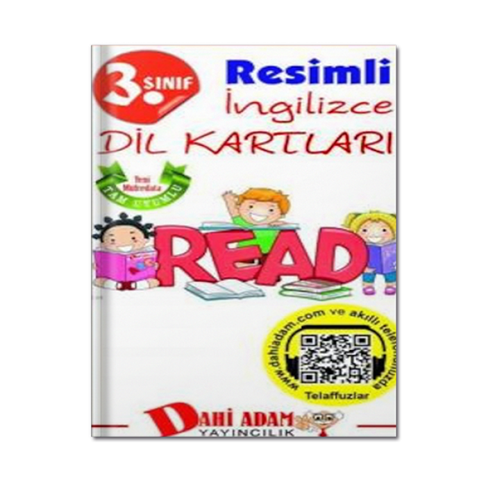 3. Sınıf İngilizce Dil Kartı Dahi Adam Yayınları