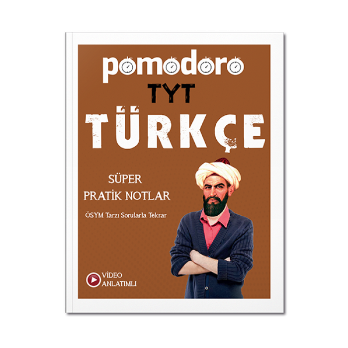 Pomodoro TYT Türkçe Konu Soru Süper Pratik Notlar KR Yayınları