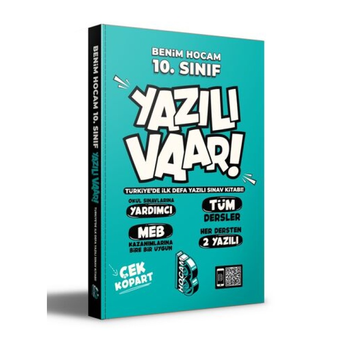 Benim Hocam Yayınları 10. Sınıf Yazılı Var