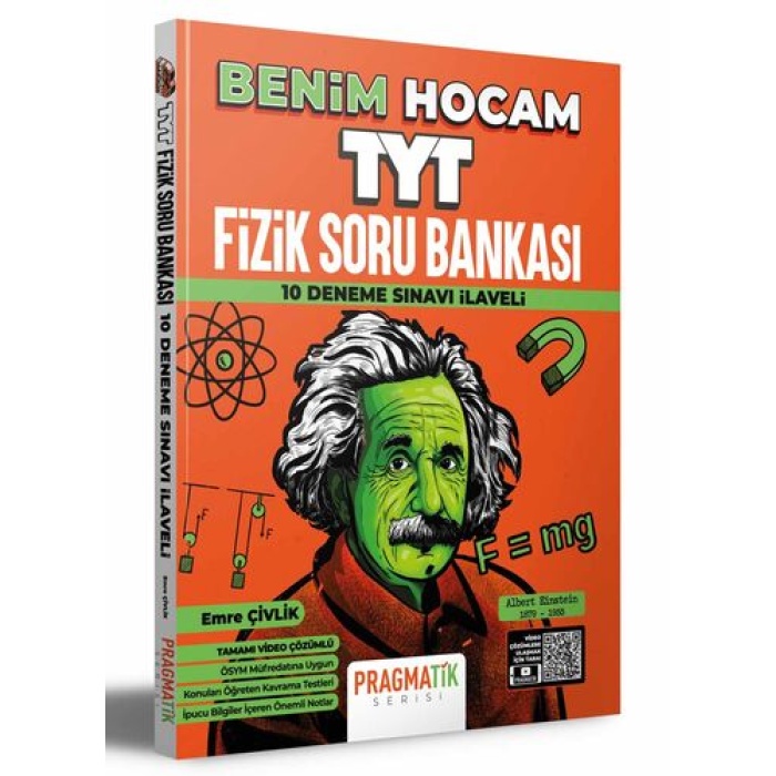 TYT Fizik Soru Bankası 10 Deneme Sınavı İlaveli Pragmatik Serisi Benim Hocam Yayınları