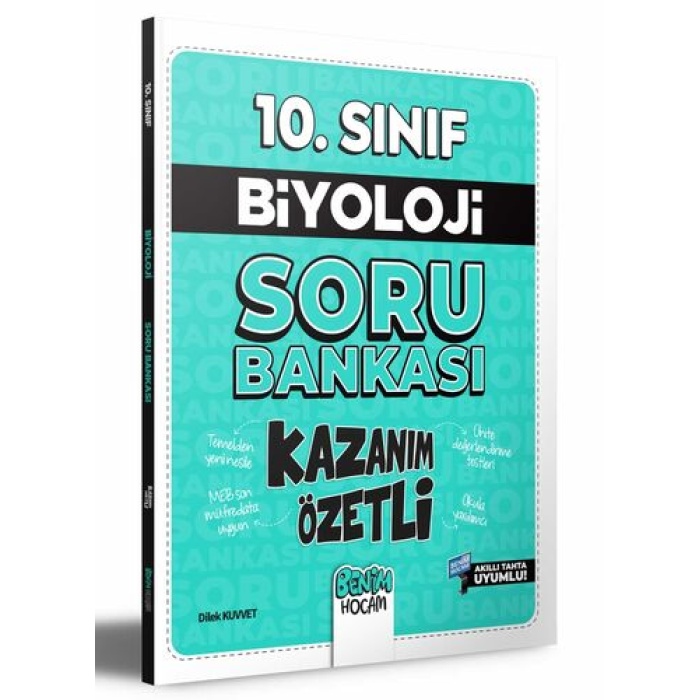 Benim Hocam Yayıncılık 10. Sınıf Kazanım Özetli Biyoloji Soru Bankası