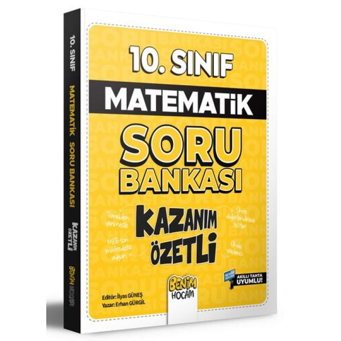 Benim Hocam Yayıncılık 10. Sınıf Kazanım Özetli Matematik Soru Bankası