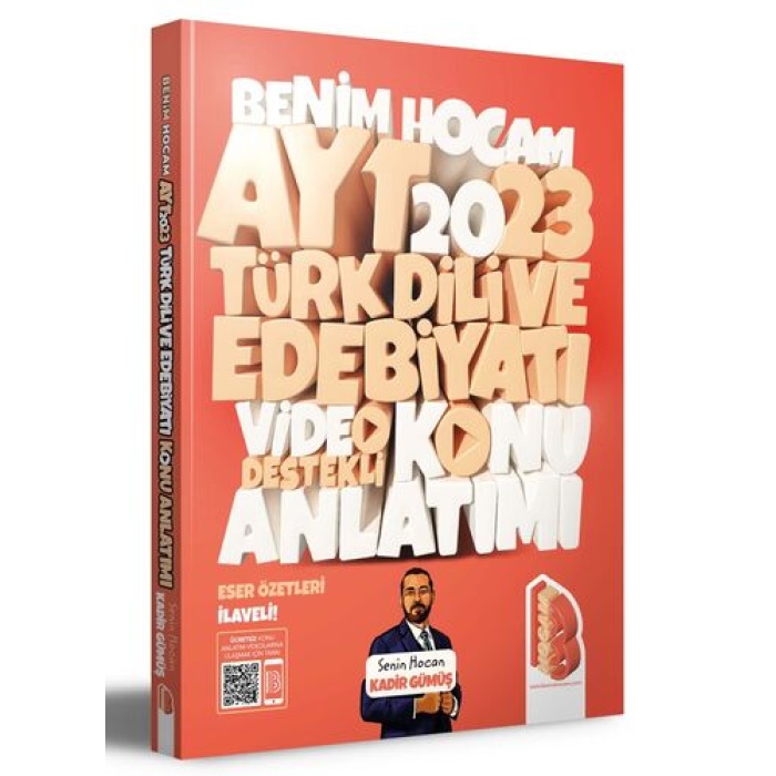 Benim Hocam Yayınları 2023 AYT Türk Dili Ve Edebiyatı Video Destekli Konu Anlatımı