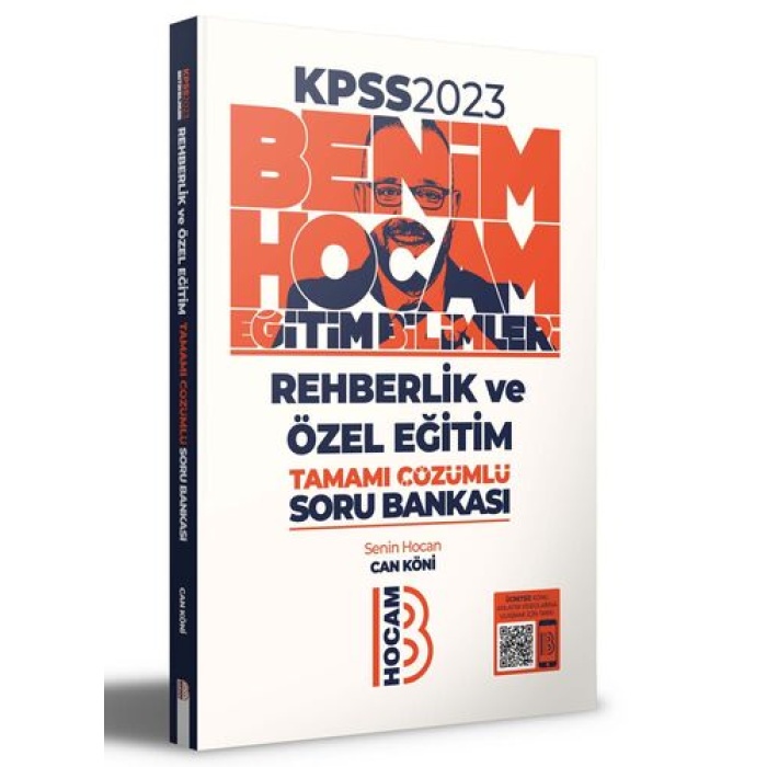 Benim Hocam Yayınları  2023 KPSS Eğitim Bilimleri Rehberlik ve Özel Eğitim Tamamı Çözümlü Soru Bankası
