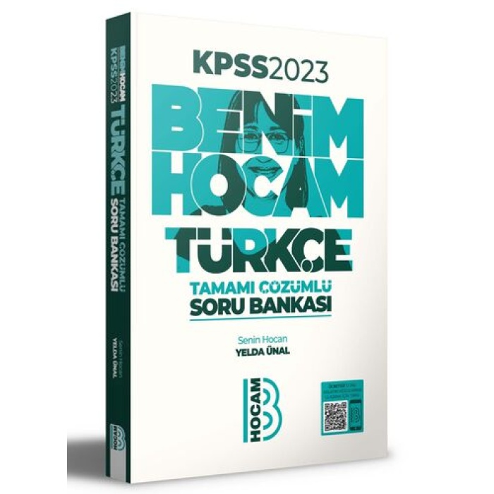 Benim Hocam Yayınları 2023 KPSS Türkçe Tamamı Çözümlü Soru Bankası