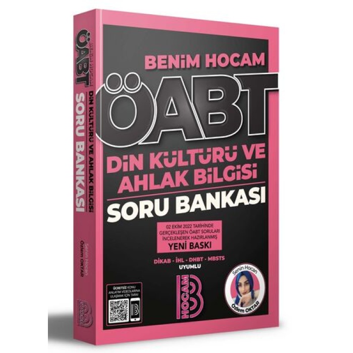 Benim Hocam Yayınları 2023 ÖABT Din Kültürü ve Ahlak Bilgisi Öğretmenliği Soru Bankası