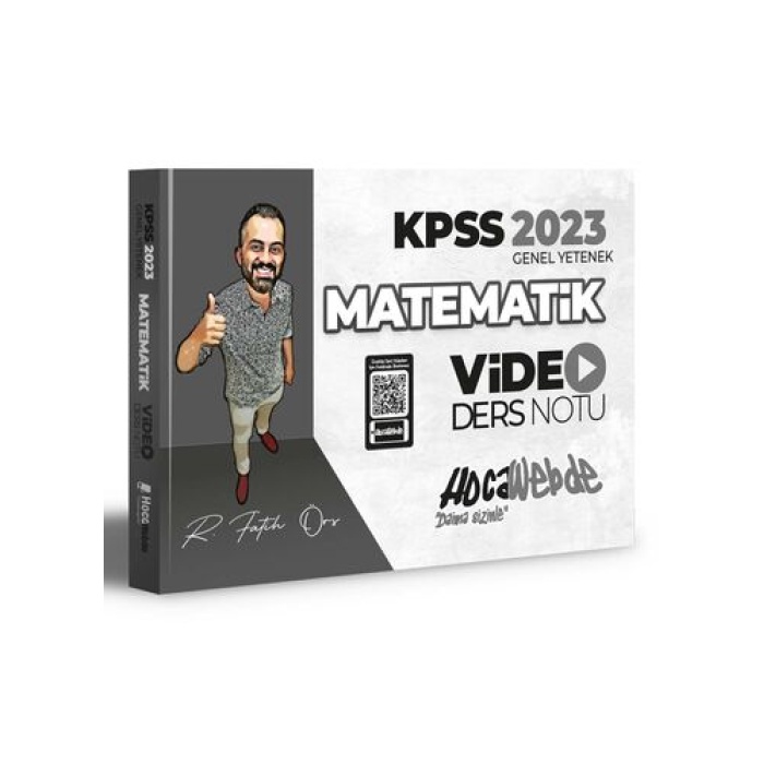 HocaWebde Yayınları 2023 KPSS Matematik Video Ders Notu