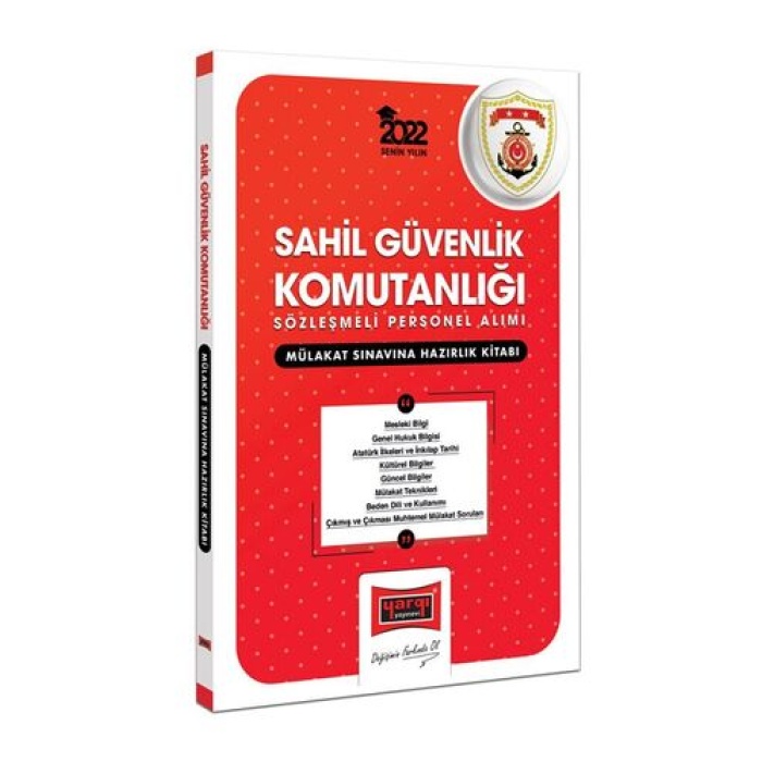 Yargı Yayınları 2022 Sahil Güvenlik Komutanlığı Mülakat Sınavına Hazırlık Kitabı