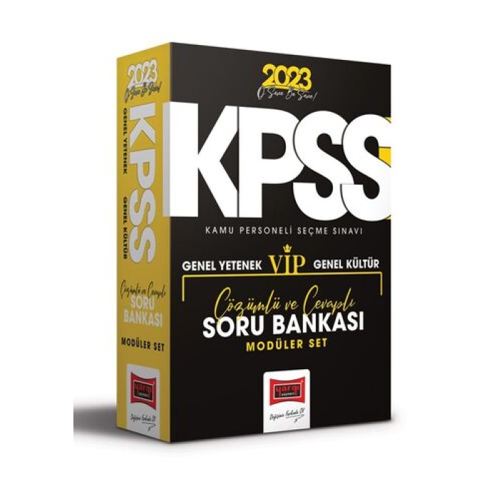 Yargı Yayınları 2023 KPSS GY-GK Tüm Dersler Tamamı Çözümlü Modüler Soru Bankası Seti
