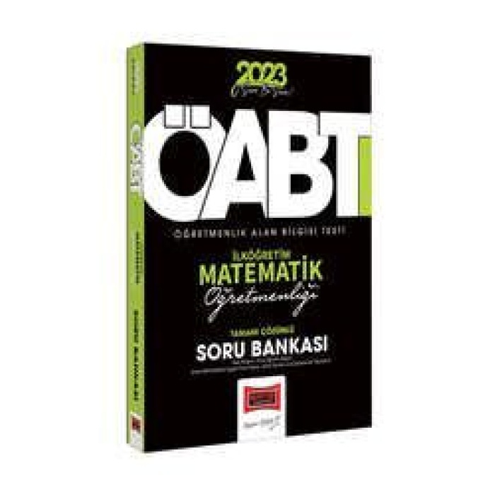 Yargı Yayınları 2023 KPSS ÖABT İlköğretim Matematik Öğretmenliği Tamamı Çözümlü Soru Bankası