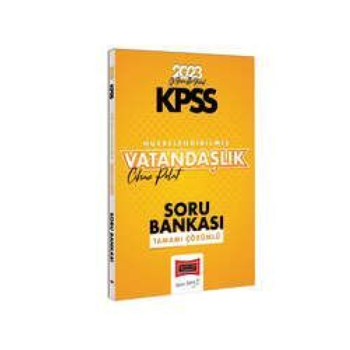 Yargı Yayınları 2023 KPSS Genel Kültür Hücrelendirilmiş Vatandaşlık Tamamı Çözümlü Soru Bankası