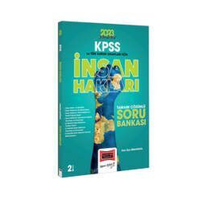 Yargı Yayınları 2023 KPSS ve Tüm Kurum Sınavları İçin İnsan Hakları Tamamı Çözümlü Soru Bankası