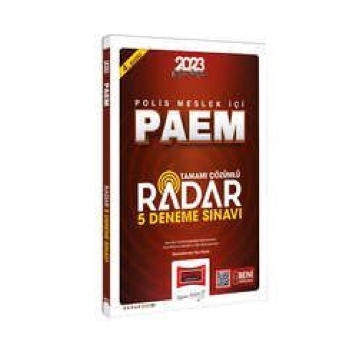 Yargı Yayınları 2023 PAEM Radar Serisi Tamamı Çözümlü 5 Deneme Sınavı