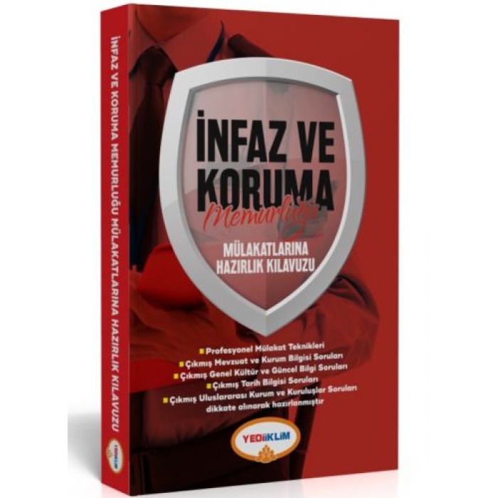 YEDİİKLİM YAYINEVİ İNFAZ VE KORUMA MEMURLUĞU MÜLAKATLARINA HAZIRLIK KILAVUZU