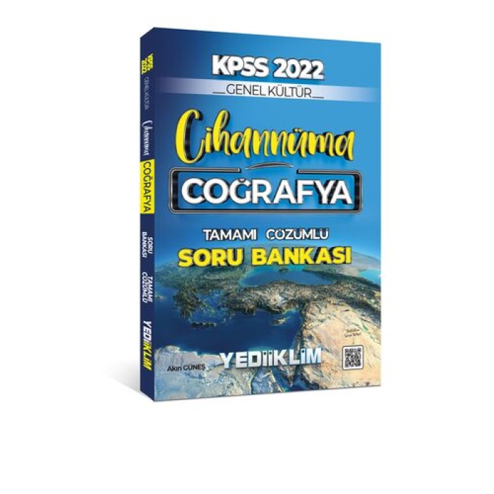 Yediiklim Yayınları 2022 KPSS Cihannüma Genel Kültür Coğrafya Tamamı Çözümlü Soru Bankası