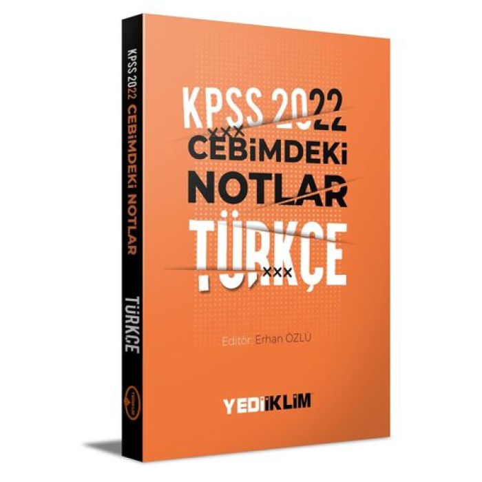 Yediiklim Yayınları 2022 KPSS Cebimdeki Notlar Türkçe Kitapçığı