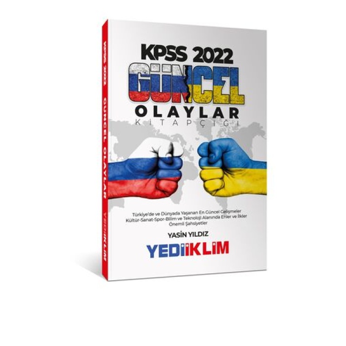 Yediiklim Yayınları 2022 KPSS Genel Kültür ve Güncel Olaylar Kitapçığı