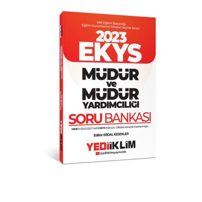 Yediiklim Yayınları 2023 MEB EKYS Müdür ve Müdür Yardımcılığı Soru Bankası