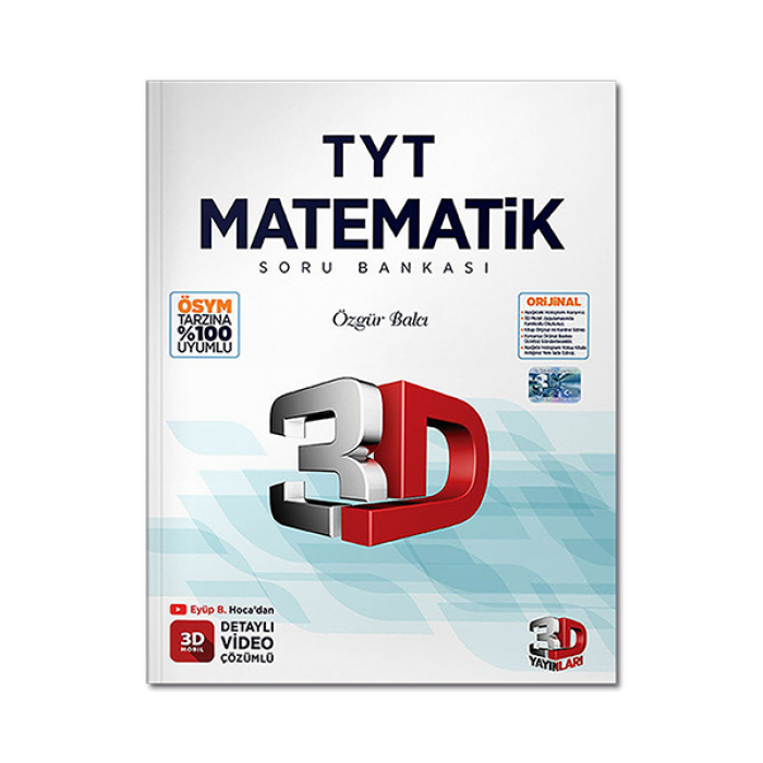 2023 TYT 3D Matematik Soru Bankası 3D Yayınları