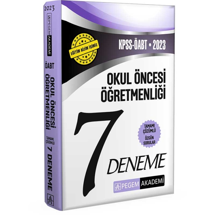 2023 KPSS ÖABT Okul Öncesi Öğretmenliği 7 Deneme