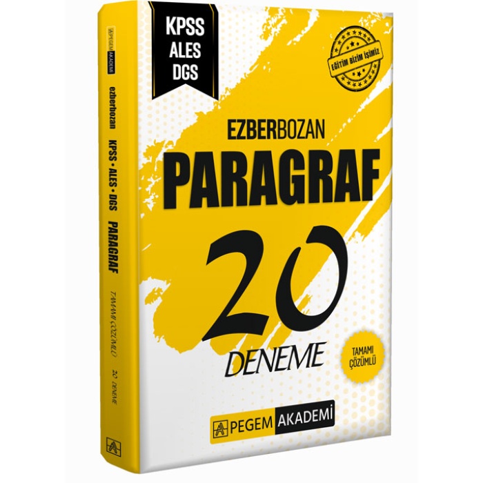 Ezberbozan KPSS ALES DGS Paragraf 20 Deneme