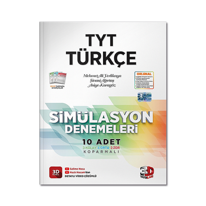 2023 TYT 3D Simülasyon Türkçe Denemeleri 3D Yayınları