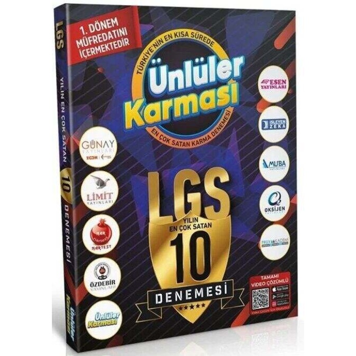 2023 LGS 1.Dönem 10 Karma Deneme Ünlüler Karması