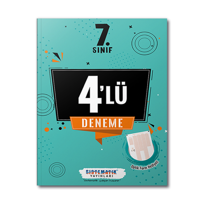 7.Sınıf 4 lü Deneme Sınavı Sistematik Yayınları