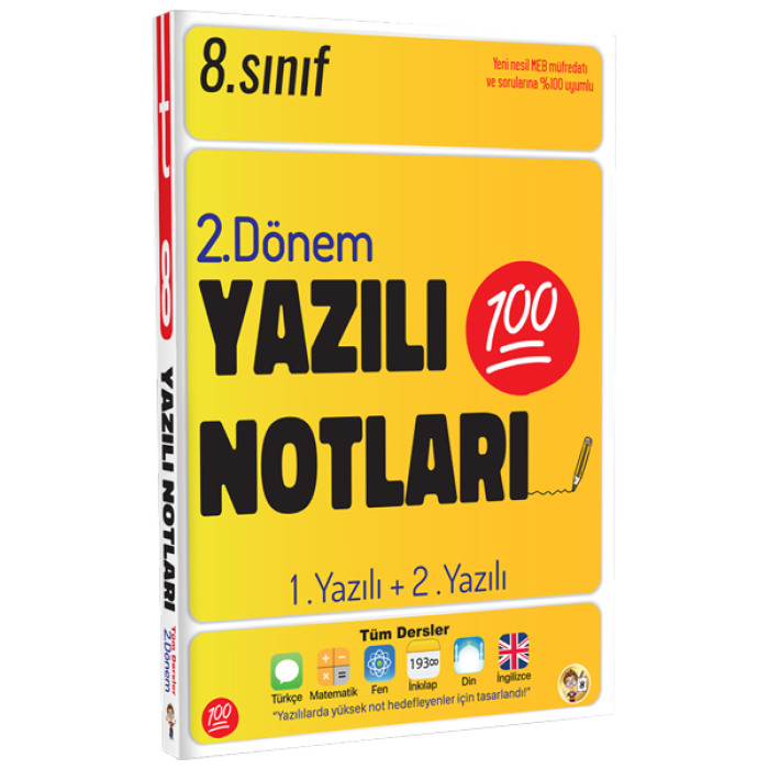 8. Sınıf Yazılı Notları 2. Dönem 1 ve 2. Yazılı