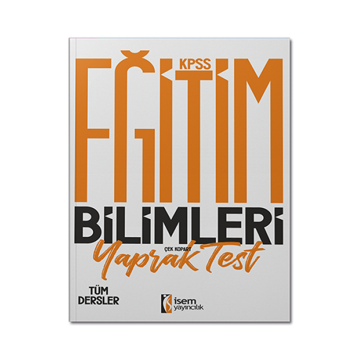 2023-KPSS-Egitim-Bilimleri-Cek-Kopart-Yaprak-Test-Isem-Yayinlari