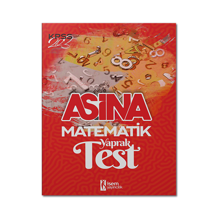 2023 KPSS Aşina Matematik Çek Kopart Yaprak Test İsem Yayınları