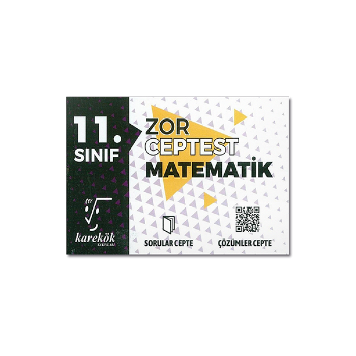 11. Sınıf Matematik Zor Cep Test Karekök Yayınları