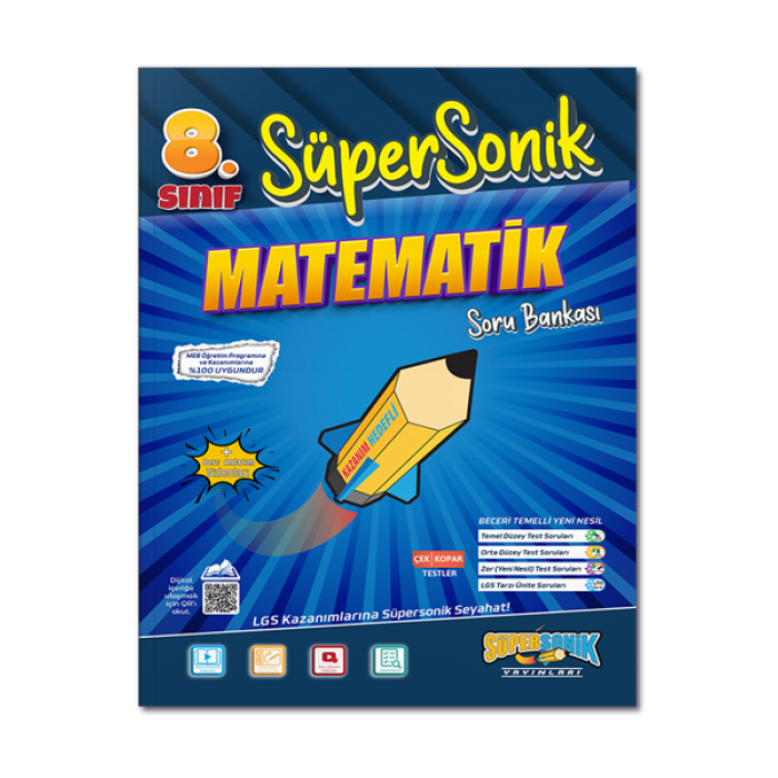 8. Sınıf Süpersonik Matematik Soru Bankası