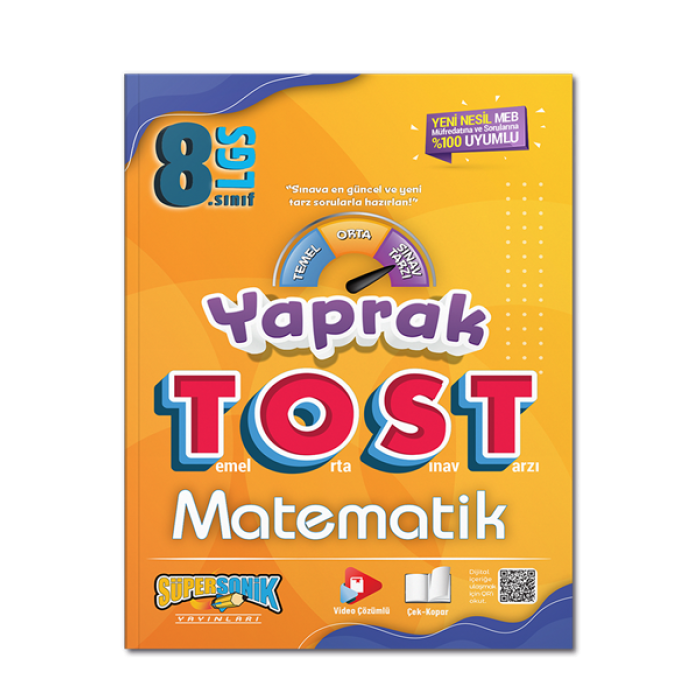 8. Sınıf Matematik Yaprak Tost