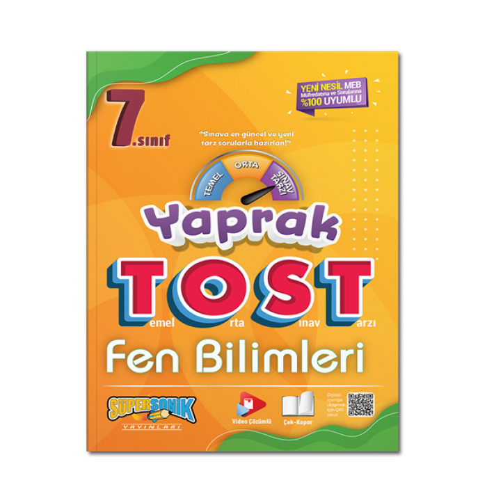 7. Sınıf Fen Bilimleri Yaprak Tost