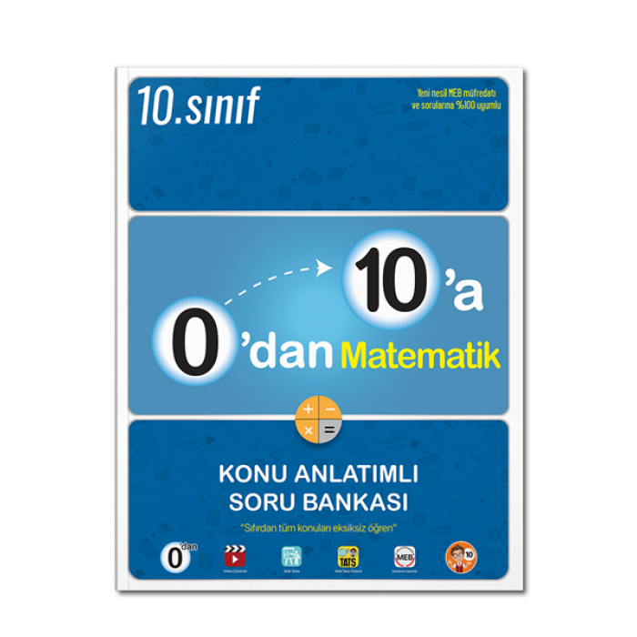 0dan 10a Matematik Konu Anlatımlı Soru Bankası