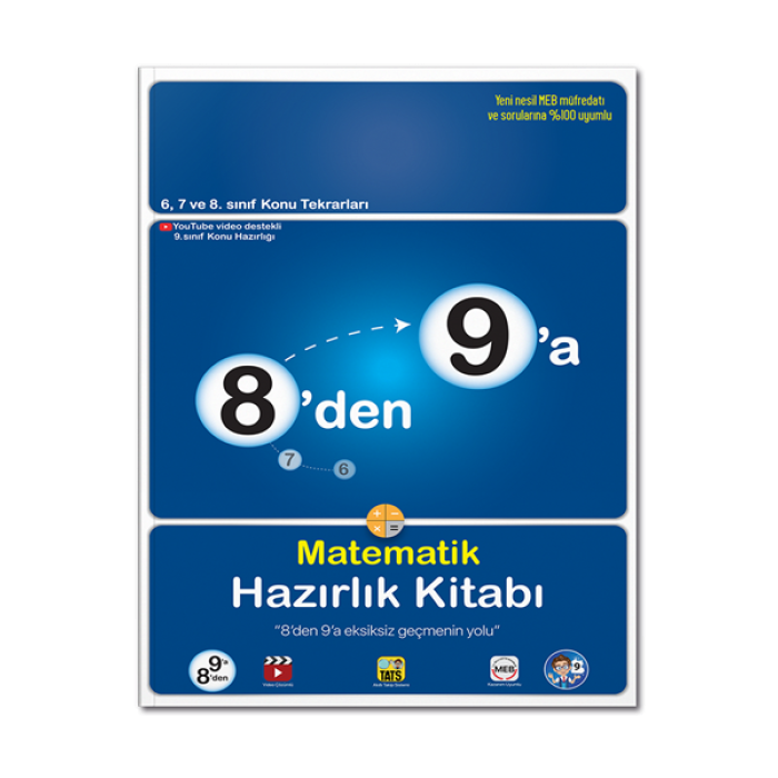 8den 9a Matematik Hazırlık Kitabı