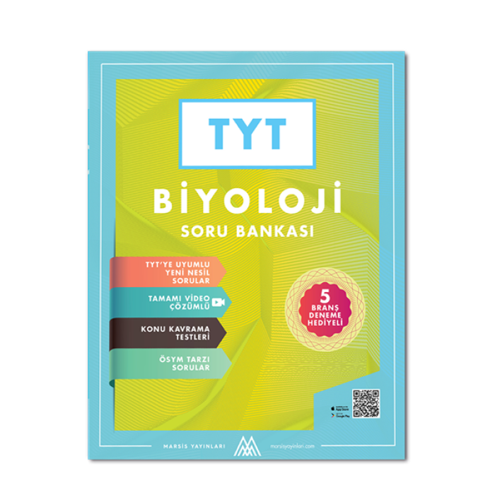 TYT Biyoloji Soru Bankası 5 Deneme Hediyeli-Video Çözümlü