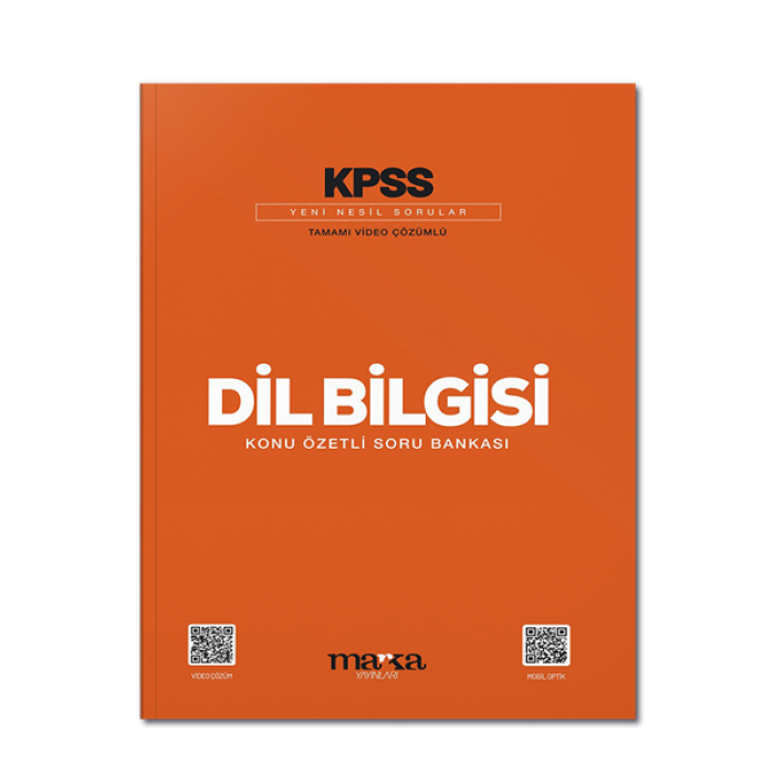 2024 KPSS Dil Bilgisi Konu Özetli Yeni Nesil Soru Bankası Tamamı Video Çözümlü Marka Yayınları