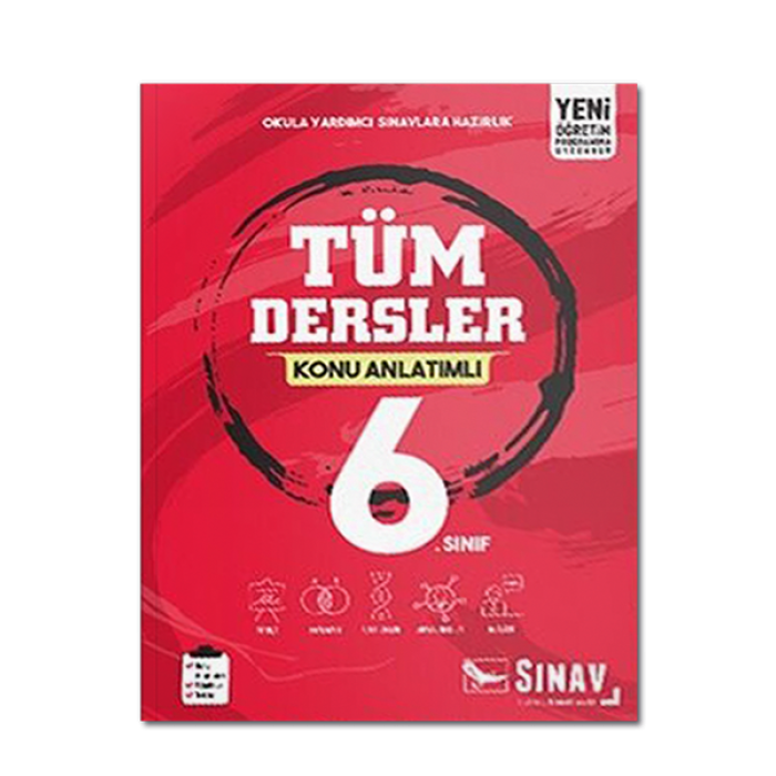 6.Sınıf Tüm Dersler Konu AnlatımlıSınav Yayınları