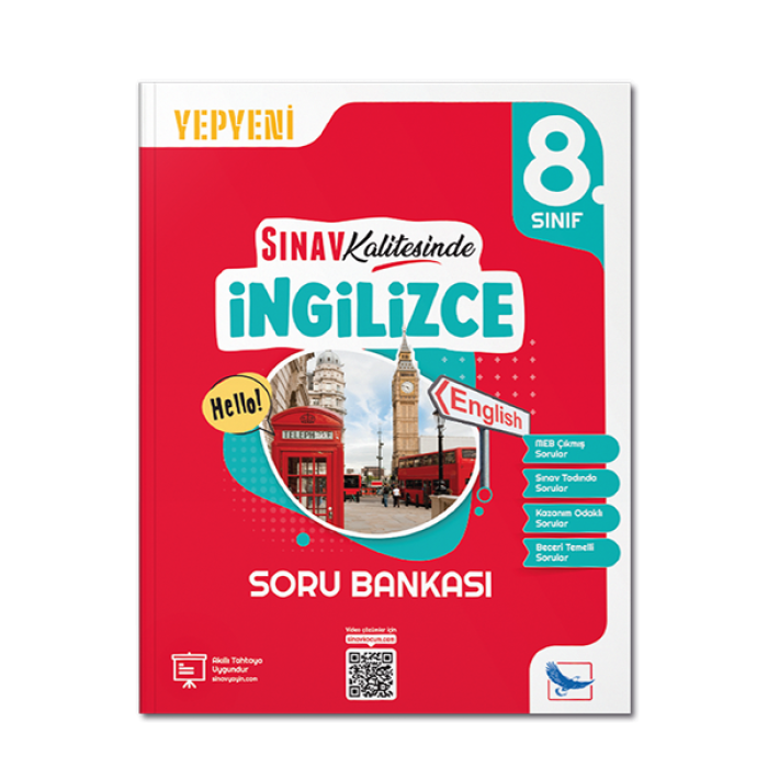 Sınav Kalitesinde 8.Sınıf İngilizce Soru Bankası Sınav Yayınları