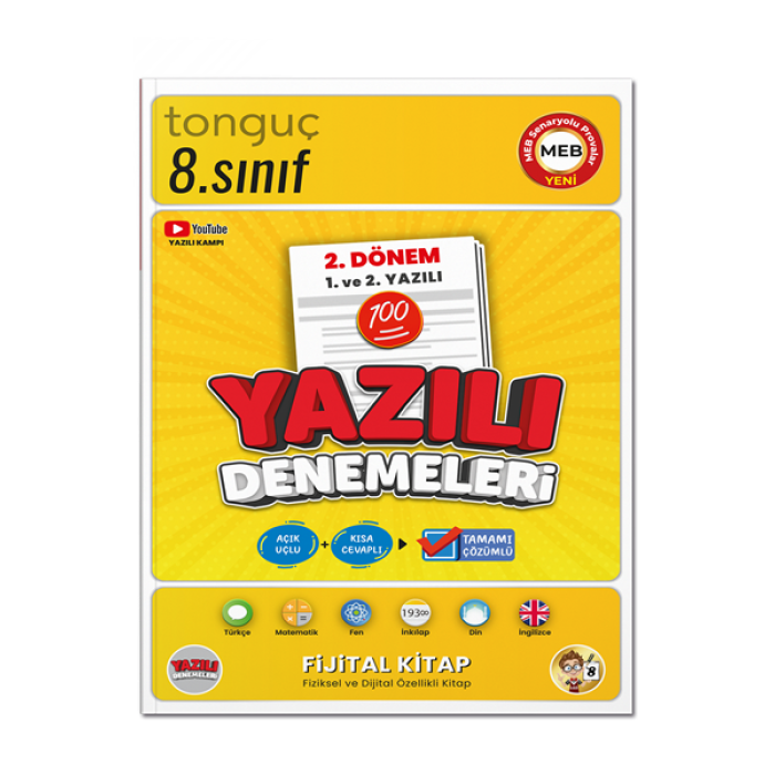 8. Sınıf Yazılı Denemeleri 2. Dönem 1 ve 2. Yazılı