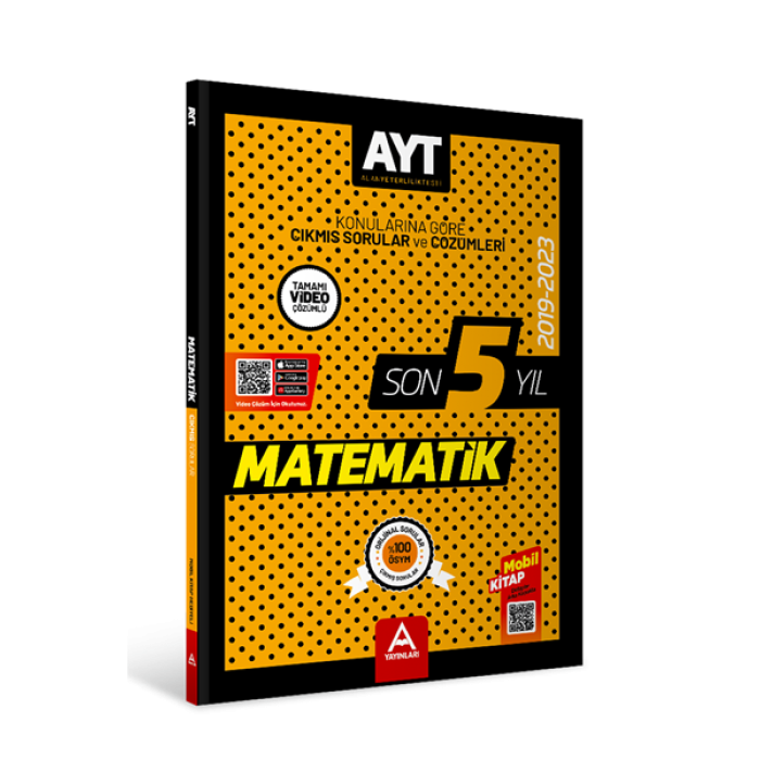 Son 5 Yılın Çıkmış AYT Matematik Soruları 2019-2023 A Yayınları