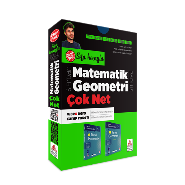 Çok Net Matematik Geometri Sıfırdan Sınava Delta Kültür Yayınevi