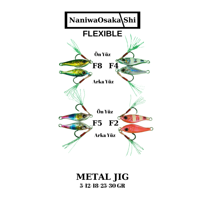 New Osaka Flexible Micro Jig 12 gr (Naniwa Osaka Shi Flexible