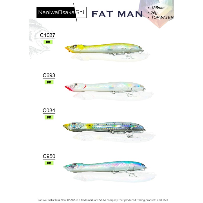 NANIWAOSAKASHI FAT MAN 135MM 26GR