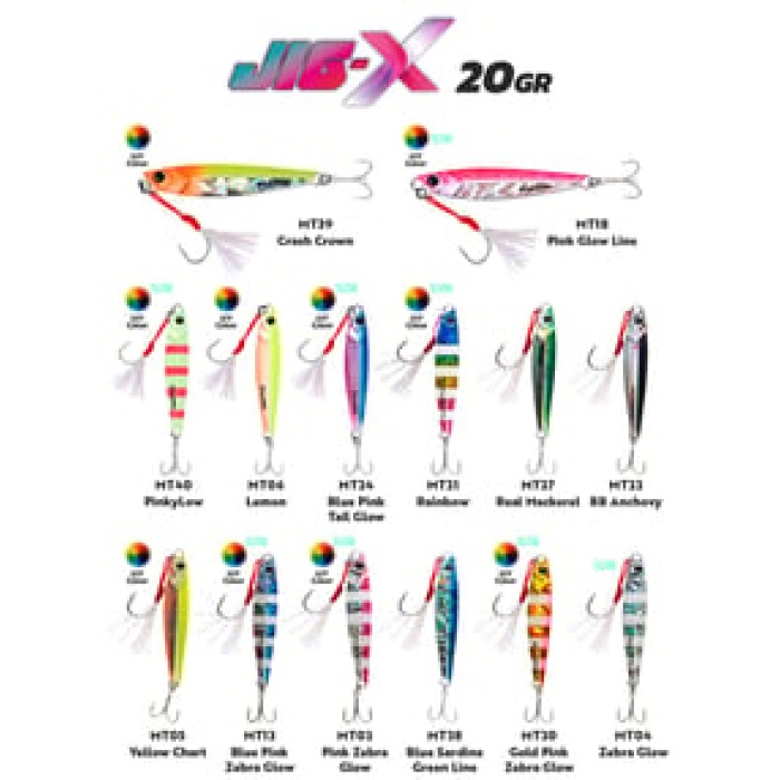 Fujin Jig-X 20gr Light Jigging Jig Yem
